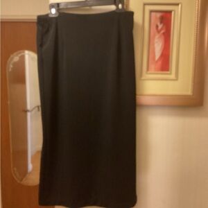 Chico's Black Pencil Midi Skirt for Work Sz 14 $17.